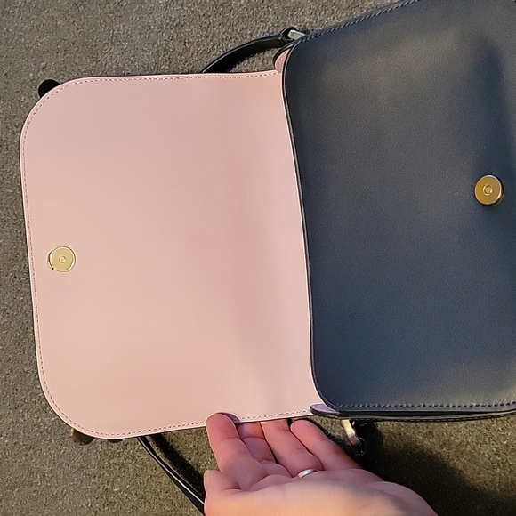 Kate Spade med. flap shoulder/crossbody bag Zibbi nightcap, blue owl - Picture 10 of 13